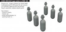 Brassin 1/32 WWII USAAF oxygen cylinder A-6