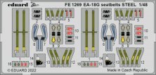 1/48 EA-18G seatbelts STEEL