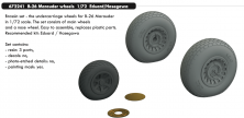 Brassin 1/72 B-26 Marauder wheels