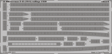 1/350 German Z-43 1944 railings (TRUMP)