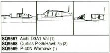 1/48 Curtiss P-36/Hawk 75 Vacuform Canopy For Hobbycraft kit