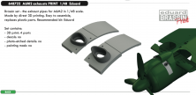 Brassin 1/48 A6M2 exhausts PRINT