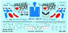 1/144 Decals Boeing 737-800 Fly to Prague (REV)
