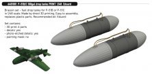 Brassin 1/48 P-51B/C 108gal drop tanks for Eduard