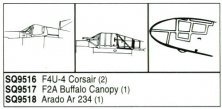 Squadron Canopies Verri�re F2A-1 Buffalo 1/48 Tamiya