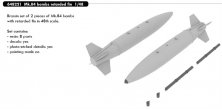 1/48 Mk.84 bombs retarded fin