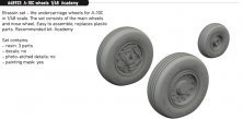 Brassin 1/48 A-10C wheels for Academy