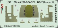 1/48 DB-7 Boston III cockpit insulation for HKM