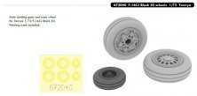 BRASSIN 1/72 F-16CJ Block 50 wheels (TAM)