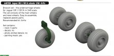 Brassin 1/48 Jaguar GR.1 / GR.1A wheels for Airfix