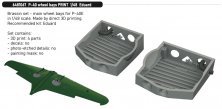 Brassin 1/48 P-40 wheel bays for Eduard