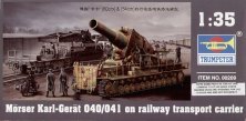 Trumpeter M�rser Karl Gerat 040/041 Eisenbahn 1/35