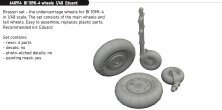 Brassin 1/48 Bf 109K-4 wheels for Eduard