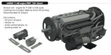 Brassin 1/48 P-40E engine for Eduard