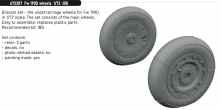 Brassin 1/72 Fw 190D wheels