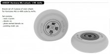 1/48 Hawker Hurricane Mk.I wheels (for Airfix)
