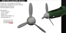 Brassin 1/48 Bf 109K-4 propeller for Eduard