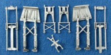 Train d'atterrissage métal He-111H/P 1/48 Monogram Revell Train d'atterrissage métal He-111H/P 1/48 Monogram Revell