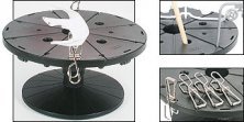Spray-work painting stand set turntable