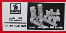 1/48 Oil and fuel set (resin set w/ PE parts)