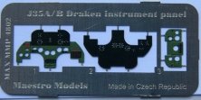 1/48 J35A/B early instrument panel w/o radar scr.