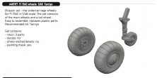 Brassin 1/48 Fi-156C wheels for Tamiya