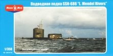 1/350  U.S. nuclear-powered submarine SSN-686 "Mendel Rivers"