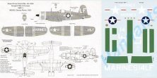 Microscale D�calcomanies F4U-4 Corsair VMT-1 1/48