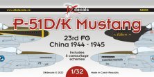 1/48 P-51D/K Mustang 23rd FG China 1944-1945 decal