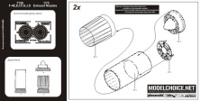 F-4E, EJ, F, G, J, S exhaust nozzles