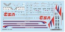 1/144 Decals Boeing 737-400 Czechoslovak Airlines