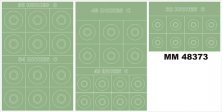 1/48 Raf Roundels Type C insignia and markings masks for