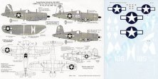 Microscale 1/48 Decals F4U-1C/D Corsairs VF-85 VF-83 VMF-122