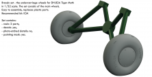 1/32 De Havilland DH.82A Tiger Moth wheels