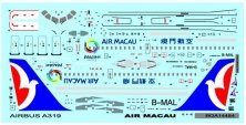 1/144 Decals Airbus A319 Air Macau (REV)