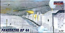 1/72 Panzerzug BP-44 German armoured train. Includes Locomotive,