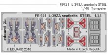 1/48 L-39ZA seatbelts STEEL colour photoetched ZOOM