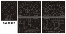 1/32 Heinkel He-111P 5 sheets 130x90mm canopy masks