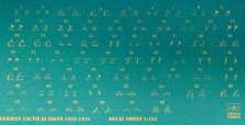 1/35 Decal German Tactical Symbols WWII N.1