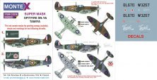 Montex 1/48 Supermarine Spitfire Mk.Vb Masques canop�e