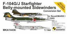 Mark 1 F-104C Starfighter Sidewinders 1/144 Mark 1 F-104C Starfighter Sidewinders 1/144