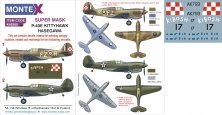1/48 Curtiss P-40E Kittyhawk masks set