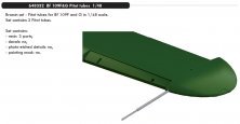 BRASSIN 1/48 Bf 109F & G Pitot tubes
