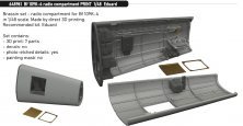 Brassin 1/48 Bf 109K-4 radio compartment EDU
