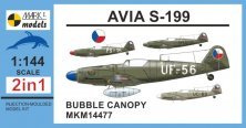 1/144 Avia S-199 Bubble Canopy 2-in-1