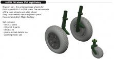 Brassin 1/48 F4U wheels for Magic Factory