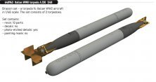 Brassin 1/48 Italian WWII torpedo A.130