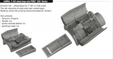 Brassin 1/48 F-16C wheel bays late for Kinetic