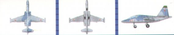 Trumpeter Sukhoi Su-25UTG Frogfoot 1/700