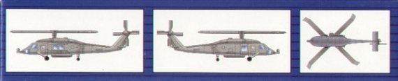 Trumpeter Sikorsky HH-60H Rescue Hawk 1/350 x6